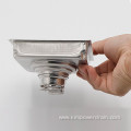 square stainless anti odor floor drain